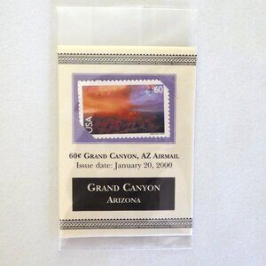 NEW VINTAGE 2000 GRAND CANYON NATIONAL PARK ARIZONA FIRST DAY OF ISSUE STAMP